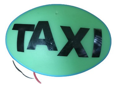 Aviso Plástico Para Taxi 