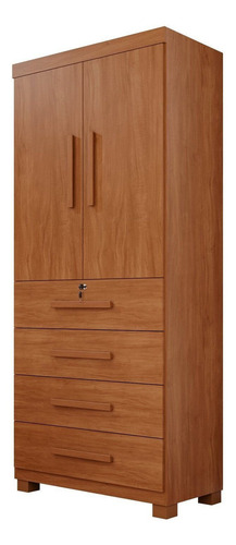 Guarda-roupa 2 Portas 4 Gavetas Ilhéus Espresso Aj
