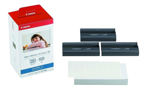 Cartucho Canon Kp-108in 3115b001aa Kit Papel Y Tinta Selphy