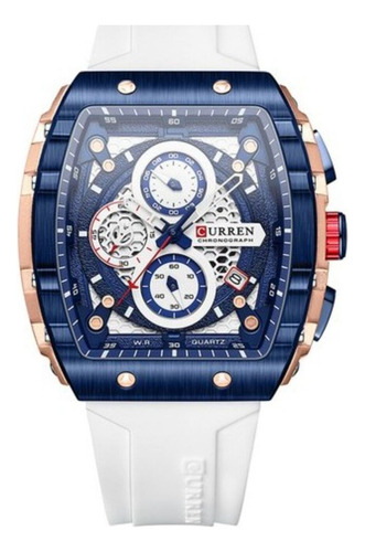 Reloj Para Hombre Curren 8442 Kred8202 Blanco