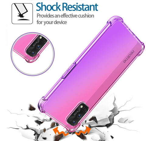 Capa Para Realme 7 Pro Capa Rmx2170, Transparente Como Crist