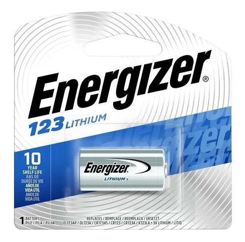 Pilas 123 Cr Energizer Lithium - Blister 1 Unidad