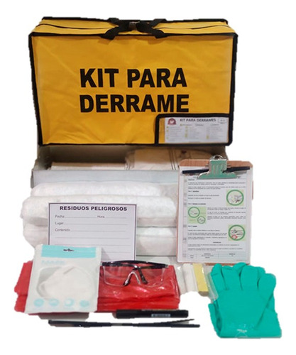Kit Para Derrames De Hidrocarburos Equipo Liviano 15l