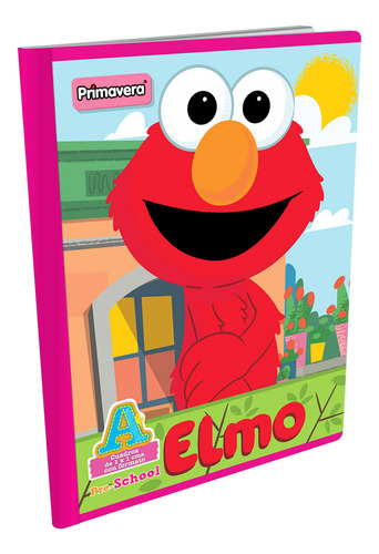 Cuaderno Cosido Pre-school A Plaza Sesamo Elmo