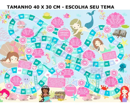 Modelo de jogo de tabuleiro com crianças e parque infantil