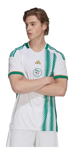 Camiseta adidas Local Argelia 22 Hombre White/bold Green