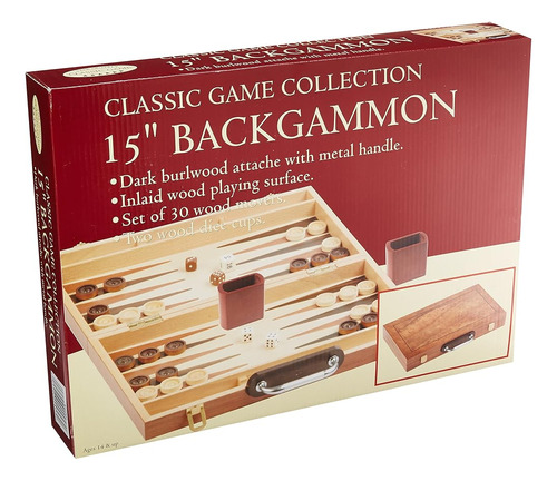 Backgammon De 15  Burlwood