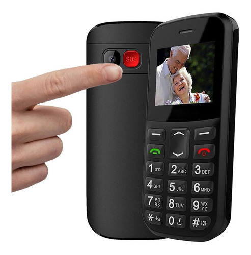 Celular Adultos Mayores Teclado Boton Tecla Sos Emergencia