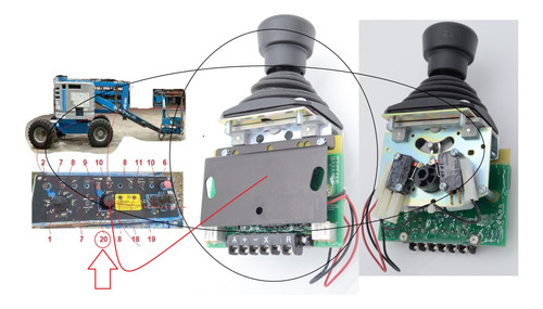 Joystick #20 Para Genie Z45/22ic Motor Diesel Levante 2da Se