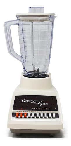 Oster Licuadora Galaxy 10 Vel Vaso Plástico Almendra 869-16