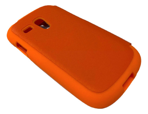 Funda Flip Cover Para Samsung Galaxy S4 Mini Naranja
