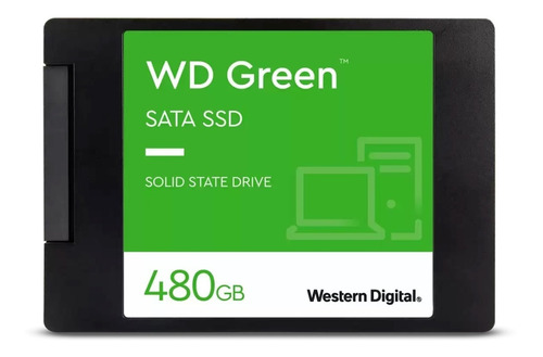 Ssd 480gb Wd Green Sata 3 / Lec 545 Mb/s - Esc 430 Mb/s / Wd