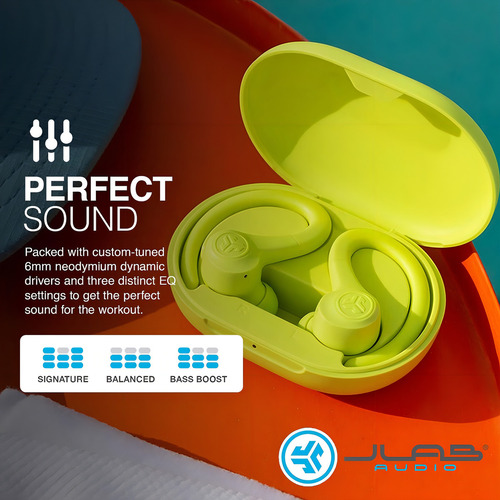 Audifonos Vibe Sport Earbuds Inalambricos Tactil Bluetooth Color Amarillo - Excelente (Reacondicionado)