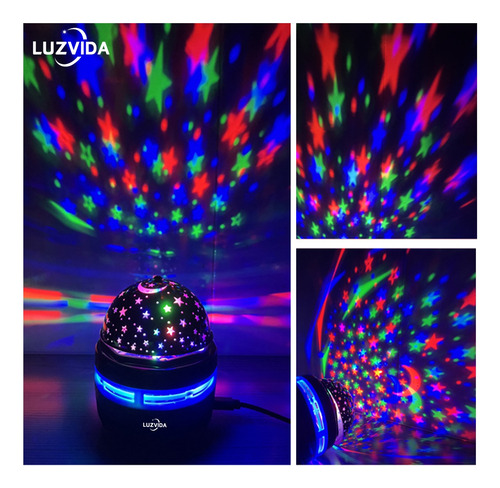 2 Pzs Luces Rgb Dj Led Luz De Fiesta Escenario Disco Lampara