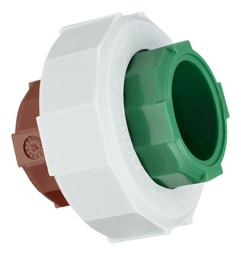 Union Doble 3/4 A 25 Fusion Rosca Verde Agua Ips