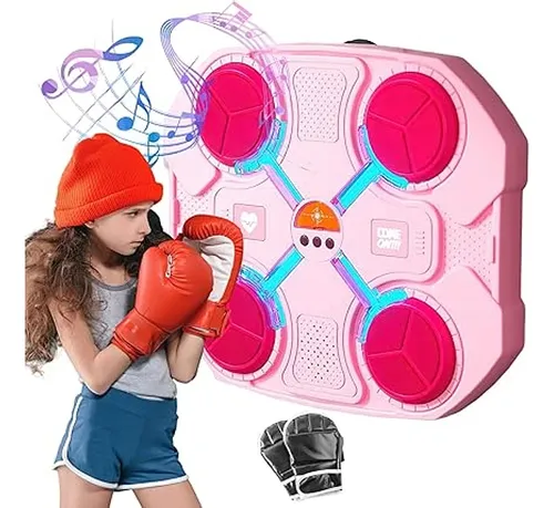 Máquina De Boxeo Musical Para Niñas Bluetooth Interactivo