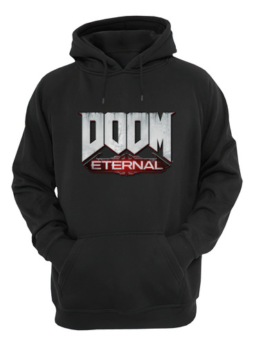 Doom Eternal Logo Buzo Canguro Friki Tu Eres #1