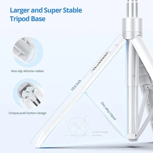 Atumtek 65 Selfie Stick Trípode, Todo En Uno Trípode Ext...