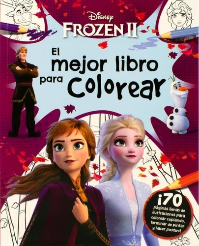 Disney Frozen Ii - El Mejor Libro Para Colorear - S. Dolphin