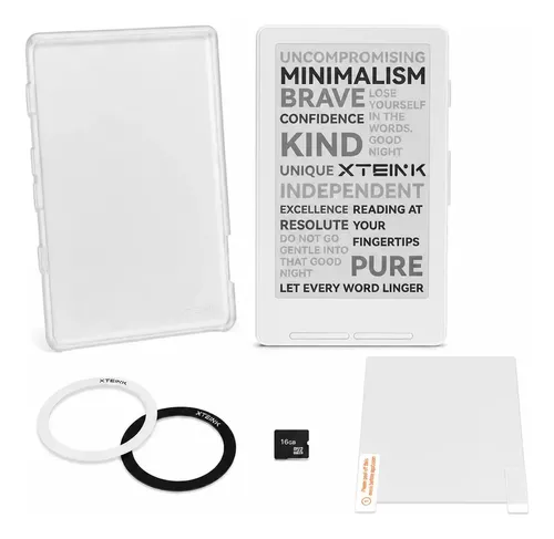 新品 XTEINK X4 ホワイト (SDカードリーダー・専用ケース付き) Xteink X4 Global Reader + Case And Accessories Free ;' Preto