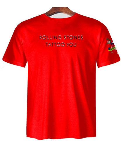 Remera Zt-0732b - The Rolling Stones Tattoo You 1 Jagger
