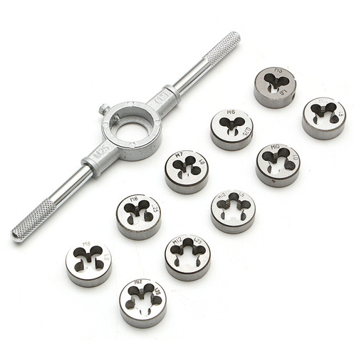 Métrica Screwstock Die Llave Set Trabajo Hecho A Mano Herram