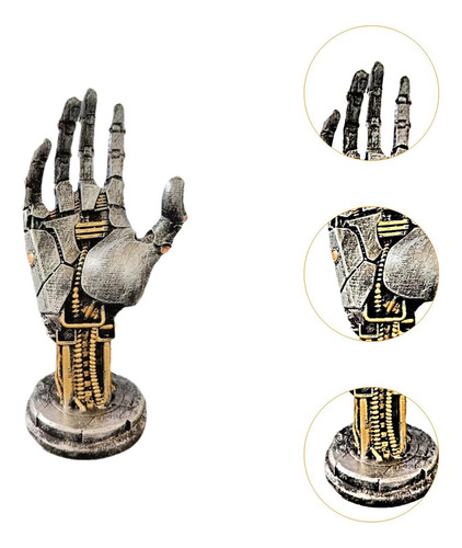 Estatua De Mano Robótica, Adorno De Escritorio, Artesanía