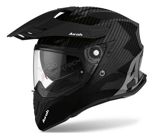 Casco Airoh Touring Commander Full Carbon Brillante Cut