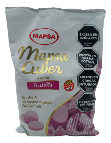 Boton Chocolate Mapsa Frutilla 500 Gr X 1 U