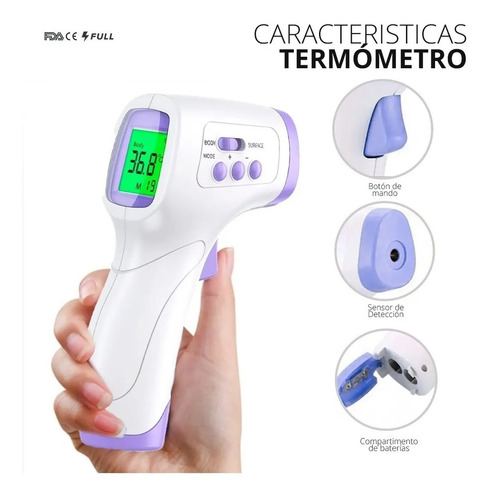 Imagen 7 de 9 de Termómetro Electrónico Digital Para Toma De Temperatura