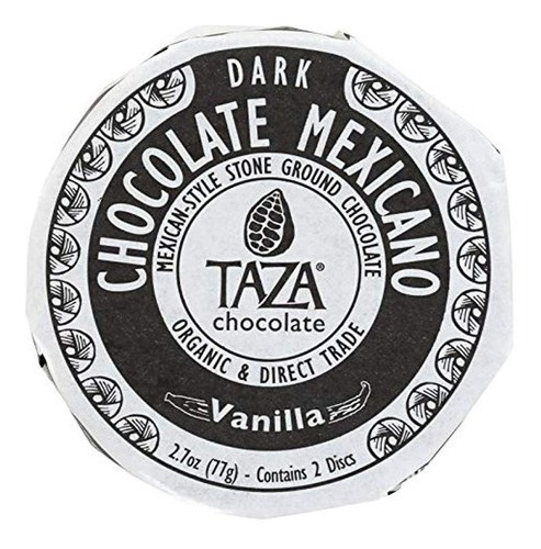 Discos Orgánicos De Chocolate De Vainilla Y Mexicano