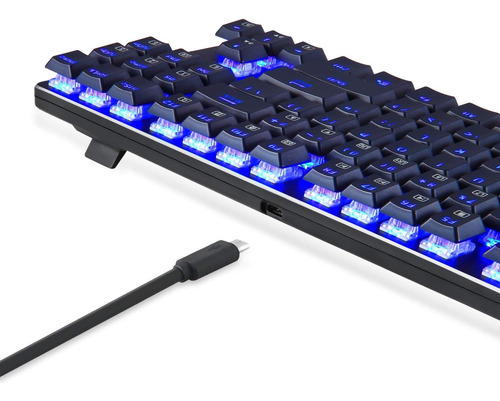 Eagletec Kg060-br Teclado Mecánico Para Juegos Con Led Azul