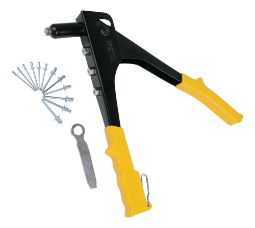 Remachadora 10´ Llave Boquillas Manual + 60 Remaches 22851 4