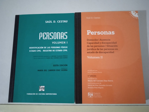 Personas Vol. 1 Y 2 - Cestau