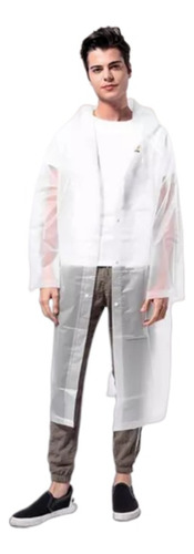 Capa Impermeable Portátil Para Lluvia Tipo Gabardina