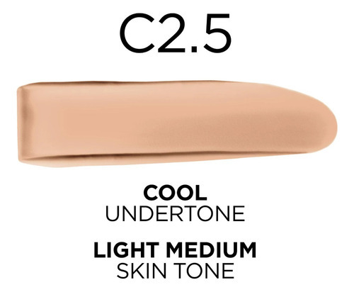 Base de maquillaje L'Oréal True Match tono c2.5 - cool light medium - 30mL