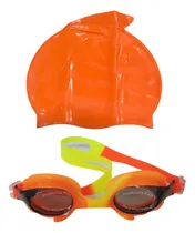 Comprar Set Natacion Lente Silicona + Gorra Silicona Niño
