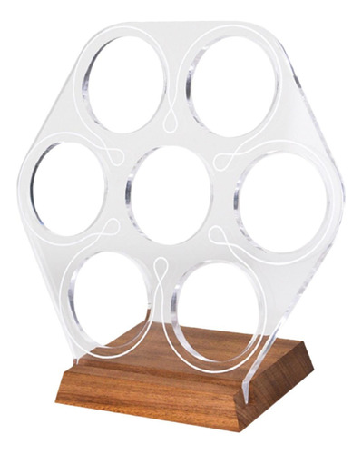 7 Agujeros Coffee Powder Bowl Storage Rack Coffee Utensil