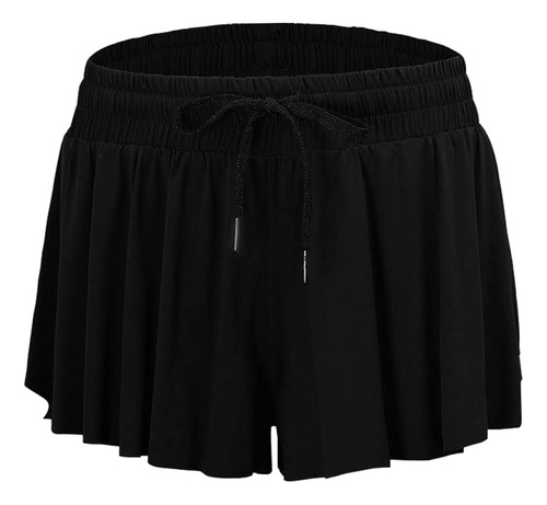 Ohyoga Falda Tenis Para Mujer Cintura Alta Plisada Pantalon