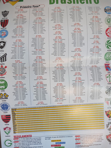 Revista Placar N 1118 A Guia Brasileiro Com Poster E Tabela (Usado)
