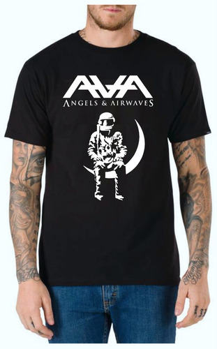 Remera Angels And Airwaves Poppunk Logo - Rock - Full Vinil