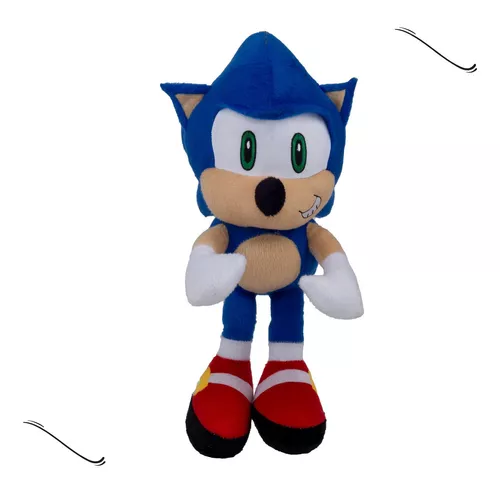 Boneco Pelúcia Sonic Grande 50cm Lançamento Pronta Entrega