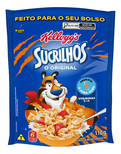 Cereais Kellogg's Sucrilhos Original em pacote 110 g