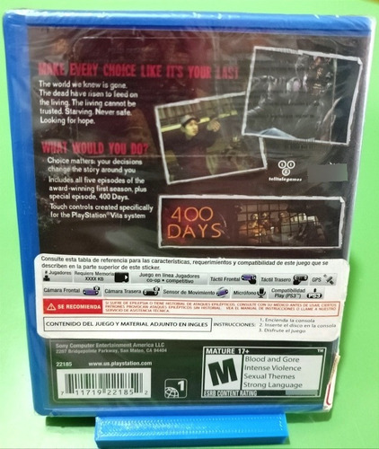 Imagen 2 de 2 de The Walking Dead First Ps Vita Nuevo Sellado!!