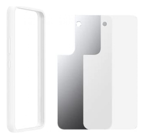 Funda Original Para Samsung Galaxy S22 Frame Blanco