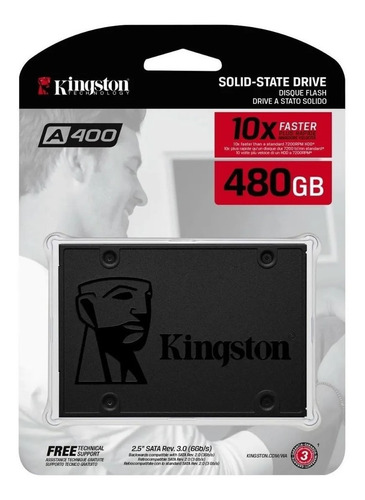 Disco Duro Estado Solido Ssd Kingston 480gb 5 Años De Gtia
