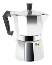 Comprar Cafetera Italiana Moka Express 3 Tazas Cafe Aluminio Atrix ®