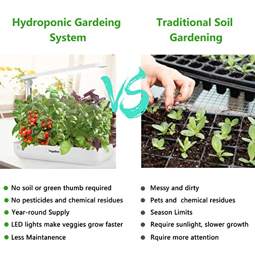Hydroponics Growing System - Jardín De Hierbas Interio...