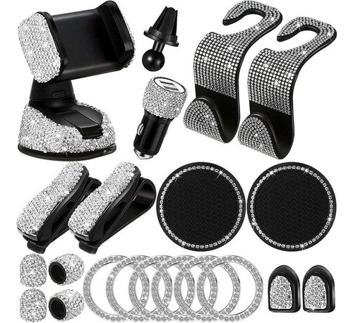 Set De Decoración Para Coche Ford Woman Bling Bling, 20 Piez