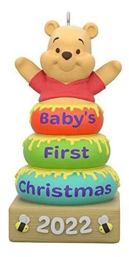 Adorno Navideño 2022 Winnie The Pooh Bebe Primer Navidad